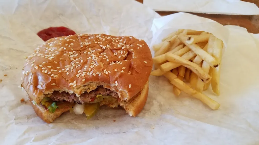 Cheeseburger and Fries